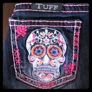 Cowgirl Tuff Skull shorts